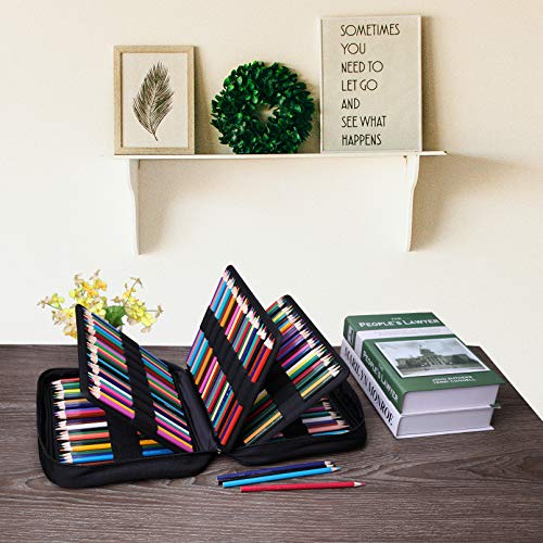 220 Slots Colored Pencil Case Large Capacity Pen Holder - view 7