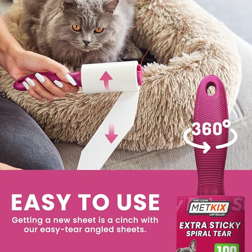Lint Rollers for Pet Hair Extra Sticky, Special Cover Design, Pet Hair Remover, 400 Sheets - view 4