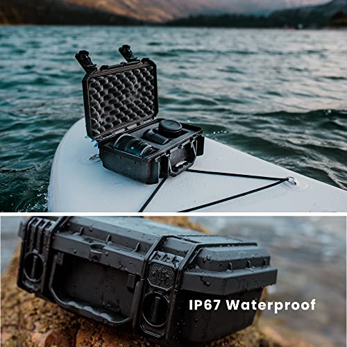 230 Heavy Duty Protective Dry Box Case with Foam - TSA Approved/Mil Spec / IP67 Waterproof/USA Made for Ammo First Aid Kits Microphones Motorcycles Bikes (with Foam) - view 6