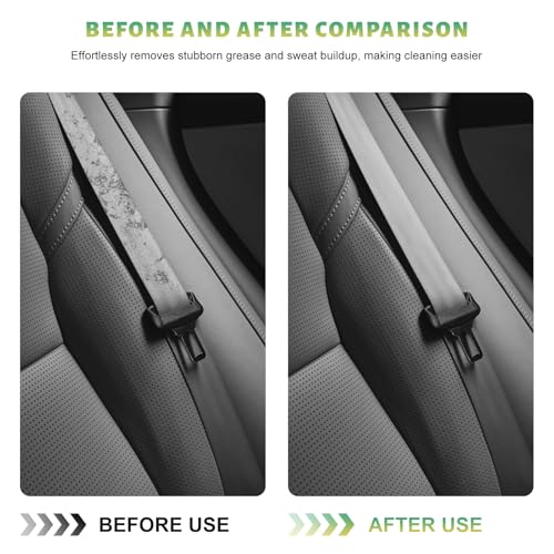 Car Seat Belt Cleaning Brush, Nonslip U-Shaped Safety Belt Washing Tool with Double-Sided Bristles, Closeable Seatbelt Detailing Tool Cleaning Brush for Most Vehicles - view 4