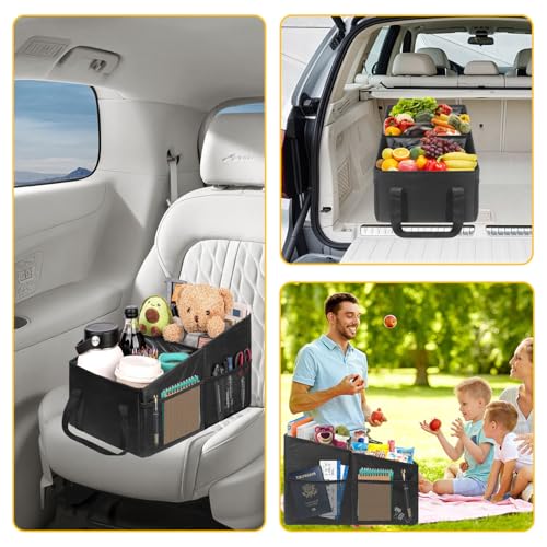 Car Organizer, Car Backseat Organizer for kids, Car Organizer with Divide - view 6