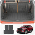 Cargo Mat with 3rd Row Backrest Mat for 2020-2027 Ford Explorer
