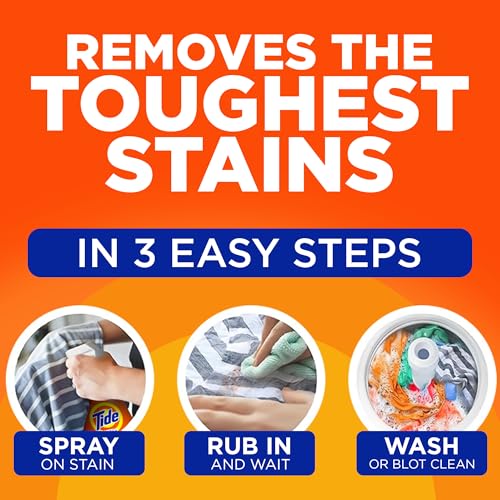 Laundry Stain Remover Spray with Oxi | Stain Remover for Clothes, Carpet, Upholstery, Pet Bedding | Stain Treater Spray for Tough Stains from Wine, Coffee, Grease | 22 Fl Oz (Pack of 2) & 3 Fl Oz - view 5