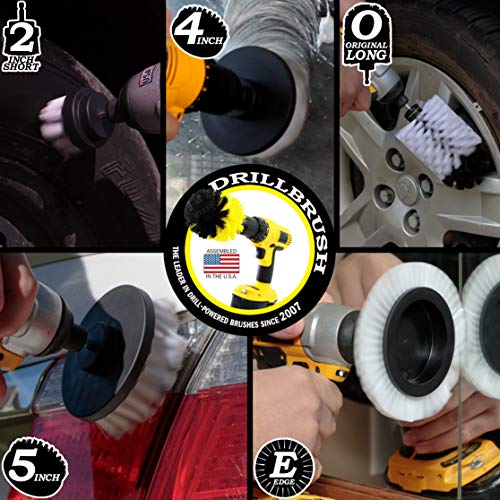 Jumbo Original Brush Set White - Carpet Cleaner Drill Brush Set - view 2