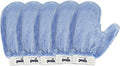 Microfiber Terry Weave Dusting & Polishing Mitt, Lint-Free, Scratch-Free, Ultra-Soft, for Home Cleaning & Auto Detailing, 5-Pack