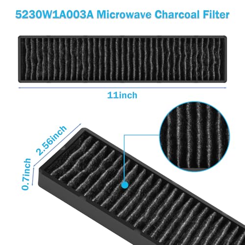5230W1A003A Microwave Charcoal Filter Replacement for GE LG Kenmore - view 2