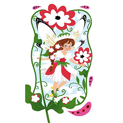 Janod Crafts – No Glue Glitter Fairies Art Picture Set – Creative, Imaginative, Inventive, and Developmental Play - STEAM Approach to Learning – Ages 4-8+ - view 5