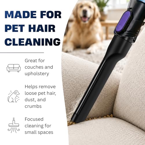 Crevice Tool Attachment for Shark Cordless Vacuum IX141, IX141H, IZ140, IZ141, IZ162H, IZ163H, IZ362H, IZ363HT, IZ462H, IZ483H, for Shark Pet Pro Stick Vacuum Attachments - view 4