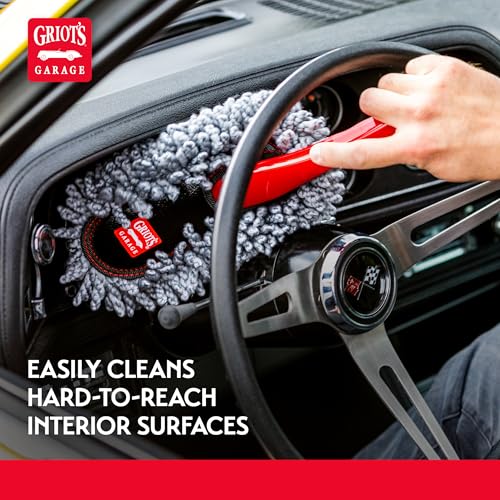 Microfiber Mini Duster for Car Interior Cleaning and Detailing, Cleans Paint, Glass, Chrome, and Trim, Storage Bag Included, 11412 - view 5