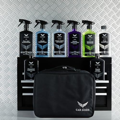 8 Piece Car Cleaning Detailing Kit - Shampoo - Carnauba Wax - Wheel Cleaner - Shine Detailer - Fallout Eliminator - Tyre Serum - Interior Detailer - Glass Cleaner - view 6