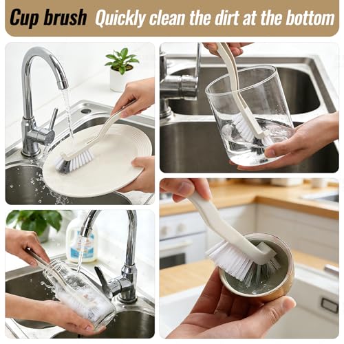 15Pcs Hard Bristle Crevice Cleaning Set,Grout Cleaner Brush,Deep Cleaning of Kitchens and Bathrooms' inaccessible Corners and Recesses - view 3