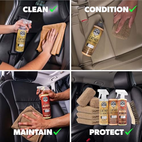 9-Piece Leather Cleaner & Conditioner Kit for Car Interiors - view 4