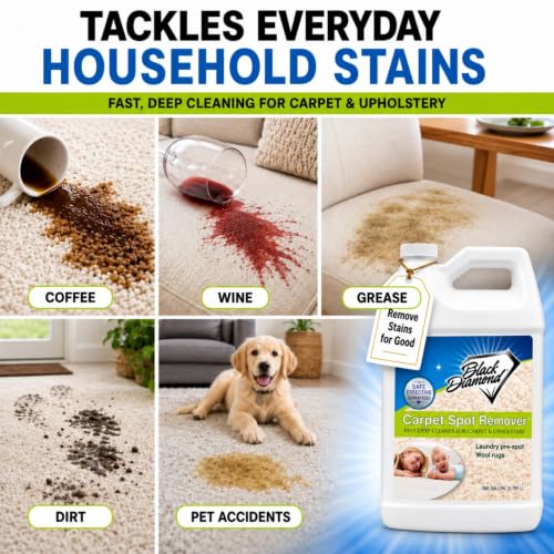 Carpet & Upholstery Cleaner: Fast Acting Deep Cleaning Spot & Stain Remover Spray (1-Gallon) - view 3