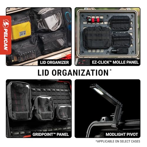 Pelican 1200 Case With Foam (Black) - view 7