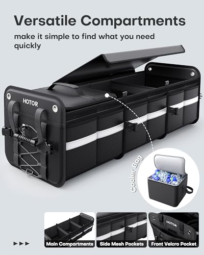 Trunk Organizer - Car Organizer and Storage with Cooler Bag for SUV - view 2