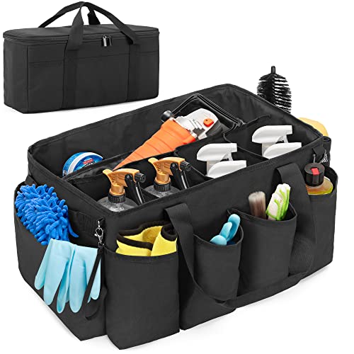 Detailing Bag with Polisher Carry Bag for Buffer Bottle Towel