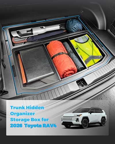 Hidden Trunk Storage Box for 2026-2027 Toyota RAV4(LE/XLE/XSE/TRD) - view 5