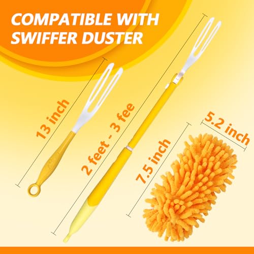 Reusable Duster Refill Compatible with Swiffer Hand Duster Kit - view 2