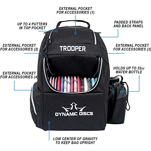 Dynamic Discs Trooper Disc Golf Backpack, Holds 18+ Discs - view 3