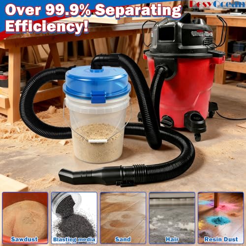 Low Profile Cyclone Dust Separator, 2.5" Vacuum Dust Collector - view 4