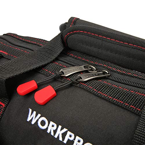 14-inch Tool Bag, Multi-pocket Tool Organizer with Adjustable Shoulder Strap, W081021A, black - view 5