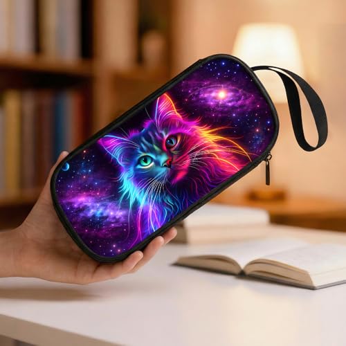 Pencil Pouch with Hand Strap, School Pencil Case for Kids Boys Girls - view 6