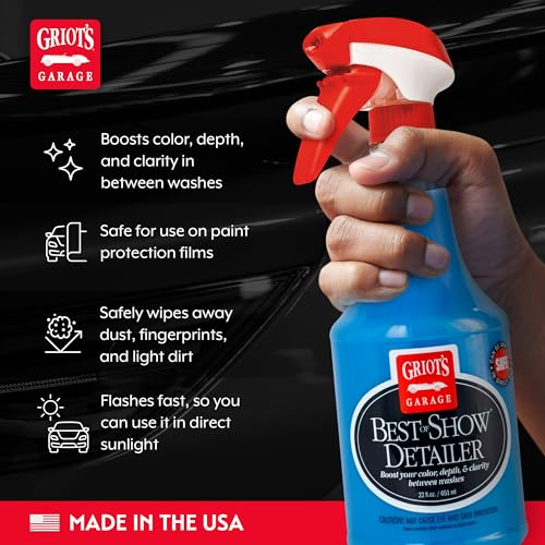 Best of Show Detailer for Car Detailing, Wipes Away Dust, Fingerprints, and Light Dirt, Improves Paint Gloss and Color Between Washes, 10980, 22oz - view 3
