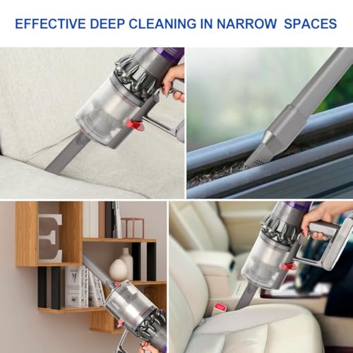 Crevice Tool Vacuum Attachments Compatible with Dyson V15 V12 V11 V10 V9 V8 V7 Gen5 Outsize Vacuum Cleaner, Narrow Nozzel Replacement Parts for Hard-to-Reach Space - view 6