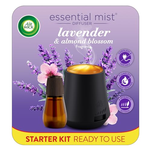 Essential Mist Air Freshener Diffuser & 1 Refill Lavender & Almond