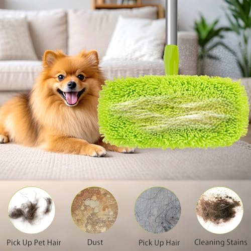 5PCS Reusable Microfibre Mop Pads. Replacement Mopping pad, Wet and Dry Flat mop Cover for Household Cleaning, Cloths and Chenille - view 4
