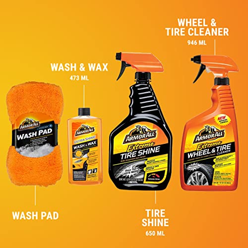 Premier Car Care Kit, Includes Car Wax & Wash Kit, Glass Cleaner, Car Air Freshener, Tire & Wheel Cleaner + Car Cleaning Wipes for Interior and Exterior, 90 Wipes Each - view 4