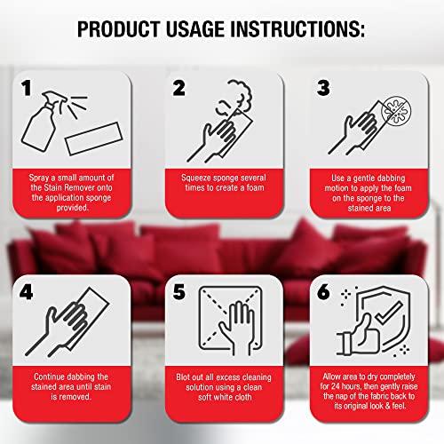Fabric & Microfiber Stain Remover Kit, Sofa & Upholstery - view 5