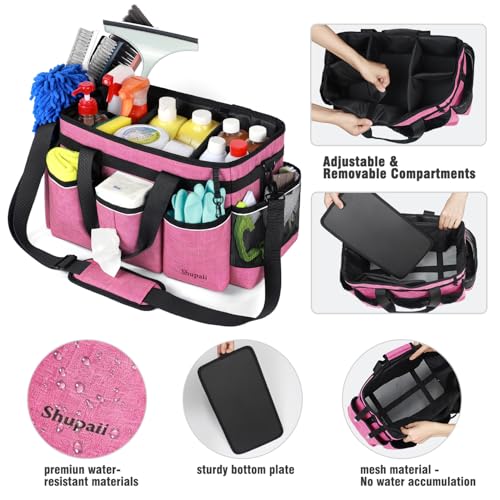Wearable Cleaning Caddy Bag, Cleaning Caddy Supplies Organizer with Handles for Cleaners & Housekeeper, Under Sink & Car Cleaning Tool Organizers Bag - view 4