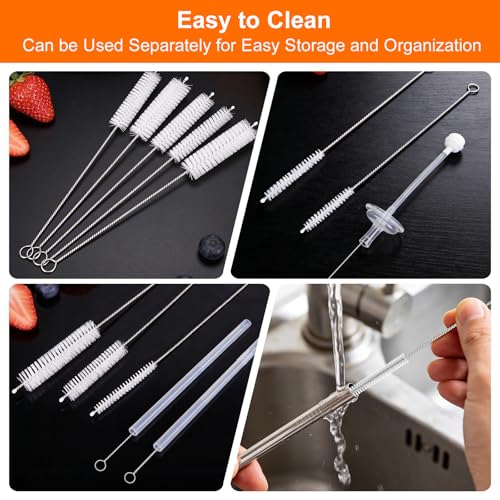 Long Straw Cleaner Brush 10-Pack, 8 Inch Straw Cleaning Brushes - view 3
