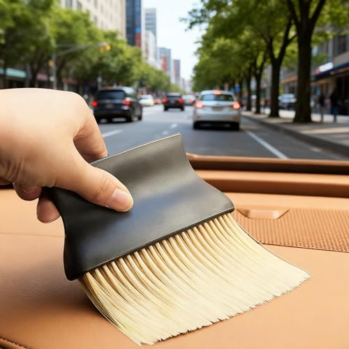 2PCS Car Detailing Brush Set, Car Interior Brush, Automotive Interior Dusting Brush, Car Interior Cleaning Brush, Car Cleaning Brushes Duster, Dusting Tool for Automotive - view 3