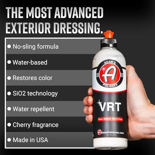 Silica Infused VRT Tire & Trim Dressing - Durable UV Protection and Water Repellent - Leaves a Crisp Freshly Detailed Look - Dress Tires or Trim Without Worry of Slinging (New 16 oz) - view 2