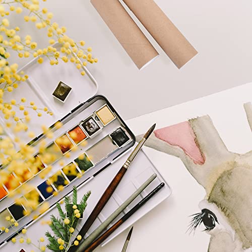 2 x 15 Inch Kraft Mailing Tubes with End Cap - 12 Pack - view 5