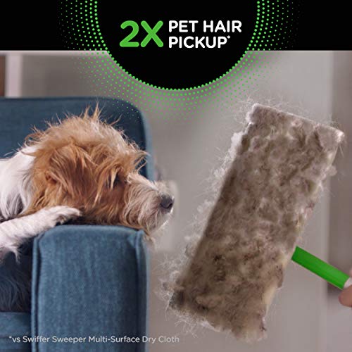 Sweep + Mop, Dry Pads Refill, Floor Cleaner for Dirt, Dust, Hair, Cleaning Cloths for Mopping Home, Bathroom, Kitchen, All Purpose Multi-Surface Floor Wipes, Heavy Duty, Pet, 32 Count - view 4