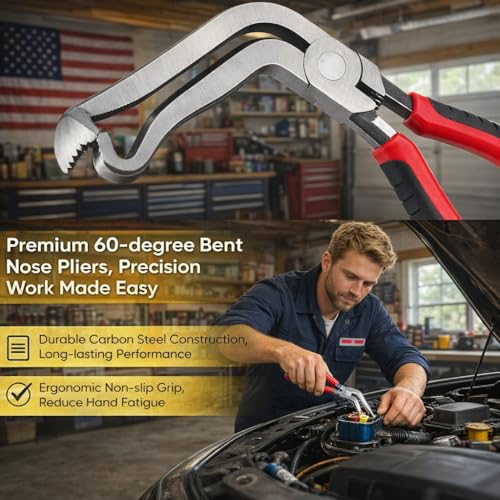5PCS Automotive Electrical Disconnect Pliers Kit with Leather Storage Case - view 5