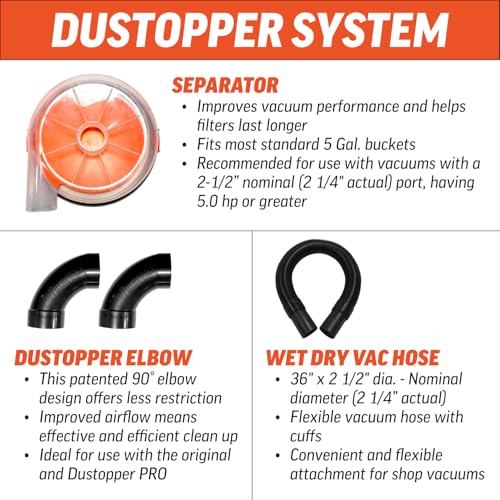 PRO Dust Collector - 99.9% Efficiency Cyclone Dust Separator Kit - view 3