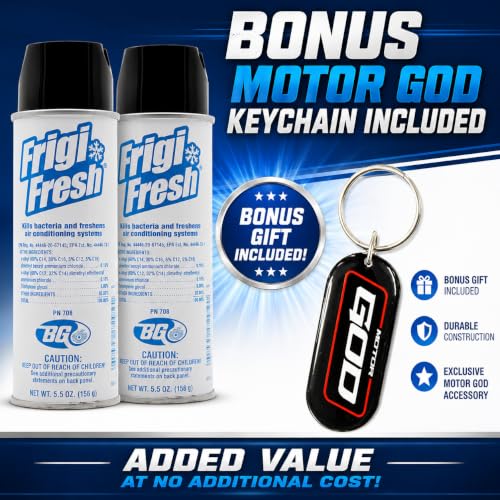 BG Frigi-Fresh Automotive Air Conditioning Freshener Spray, 5.5 oz / 156g, PN 708 – Helps Refresh Vehicle A/C Vents, Interior Air & HVAC System Odors – Pack of 2 - view 2