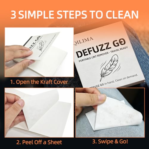 White Lint Remover Sticky Sheets, 8 Pack 50 Sheets Each (100×80mm) - view 3