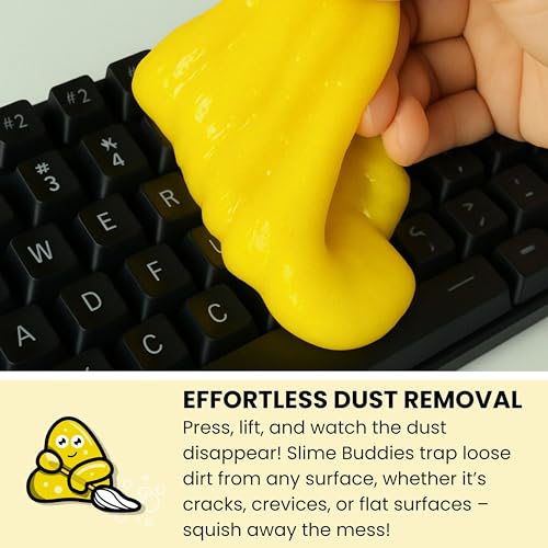 Car Detailing Slime, Lemon 1 Pack, Reusable Dust Remover - view 4