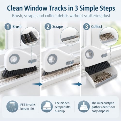 RUIGENG2-in-1 Window Groove Cleaning Brush - view 2