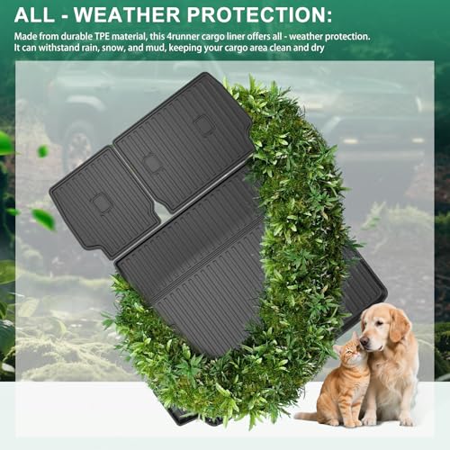 Cargo Mat and Backrest Mat for Toyota 4Runner 2025 2026 (Only for 5 Seats) - view 7