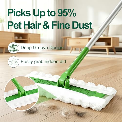 100 Count Heavy Duty Dry Sweeping Cloth, Swiffer Sweeper Refills - view 3