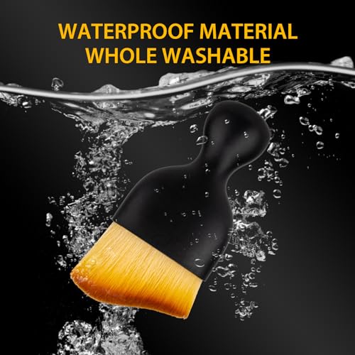 2 Pcs Car Interior Detailing Brush Cleaning Tools, Brown - view 5