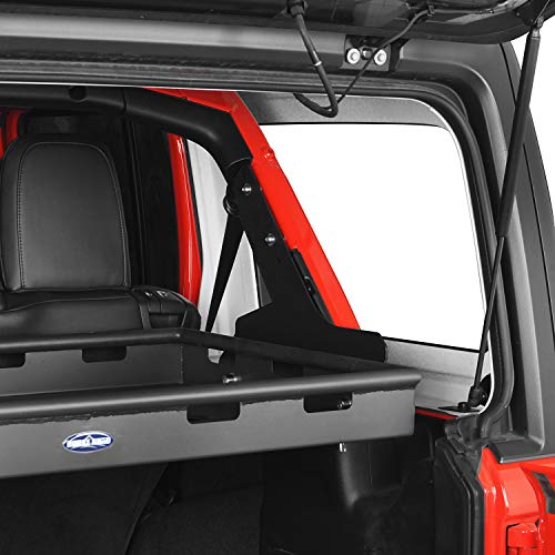 JL Rear Trunk Cargo Rack Shelf for 2018-2026 Jeep Wrangler JL 4-Door Hardtop & Sky One Touch Power Top, JLU Accessories Camping Luggage Storage Tray - view 4