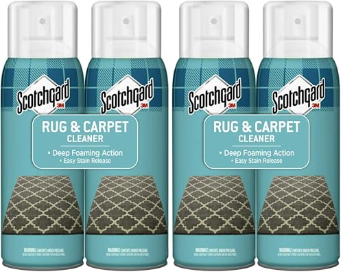 Rug and Carpet Cleaner, 4 Pack, 14 oz