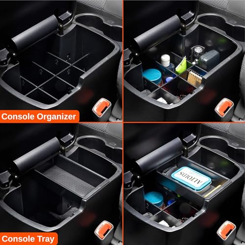 Center Console Divider, Tray, and Glove Box Organizer for Toyota Tacoma (2005-2015) - Made in USA - SLX500 - view 2